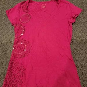 Banana Republic graphic Tee in pink (Size M)